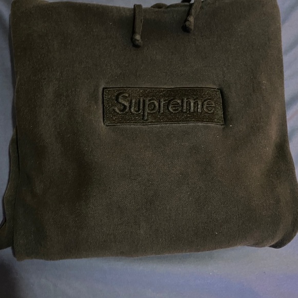 Supreme Other - Supreme box logo hoodie 2015 faded black size S